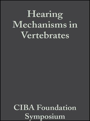 cover image of Hearing Mechanisms in Vertebrates